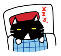 The bossy cat look like a panda. sticker #9783031