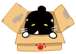 The bossy cat look like a panda. sticker #9783032
