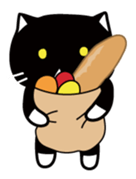 The bossy cat look like a panda. sticker #9783037