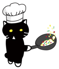 The bossy cat look like a panda. sticker #9783038