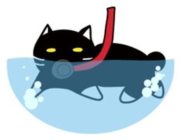 The bossy cat look like a panda. sticker #9783044