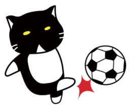 The bossy cat look like a panda. sticker #9783046