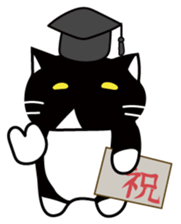 The bossy cat look like a panda. sticker #9783054