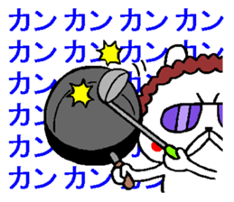 Osaka mother rabbit3 sticker #9783099