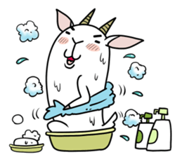 Pepper a goat sticker #9783854