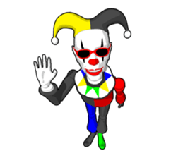 Clown doll sticker #9784296