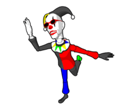 Clown doll sticker #9784297