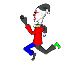 Clown doll sticker #9784299