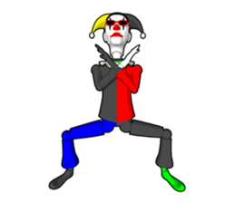 Clown doll sticker #9784301