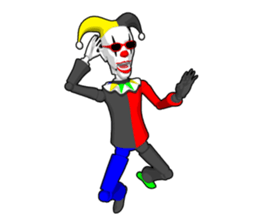 Clown doll sticker #9784307