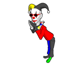 Clown doll sticker #9784310