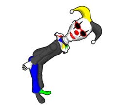 Clown doll sticker #9784311