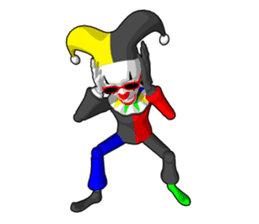 Clown doll sticker #9784312