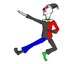 Clown doll sticker #9784315