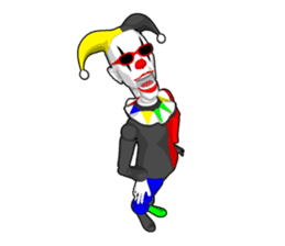 Clown doll sticker #9784319