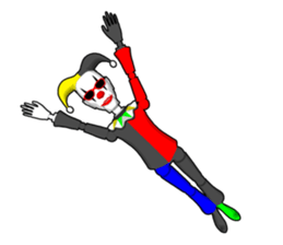 Clown doll sticker #9784320