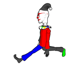 Clown doll sticker #9784322