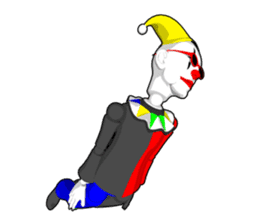 Clown doll sticker #9784323