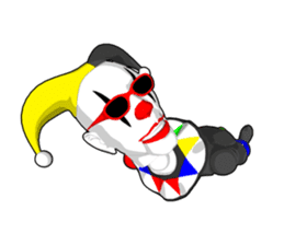 Clown doll sticker #9784324