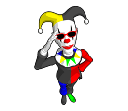Clown doll sticker #9784326