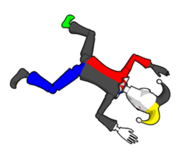 Clown doll sticker #9784334