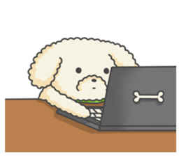 Moko of Toy Poodle sticker #9784360