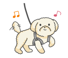 Moko of Toy Poodle sticker #9784361