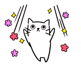Kawaii cats [Shiro and Kuro] sticker #9785299