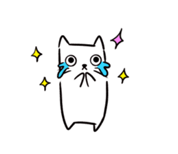 Kawaii cats [Shiro and Kuro] sticker #9785300