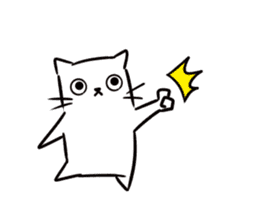 Kawaii cats [Shiro and Kuro] sticker #9785301