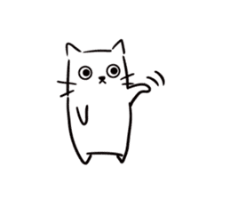 Kawaii cats [Shiro and Kuro] sticker #9785312