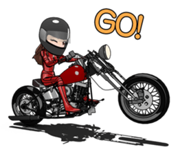 Bustling people! Passion of American! sticker #9785355