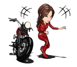 Bustling people! Passion of American! sticker #9785372