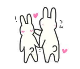 Bunny in love ! 3 sticker #9785934