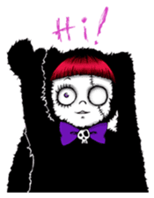 Goth and Steampunk girls sticker #9786216