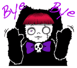 Goth and Steampunk girls sticker #9786217