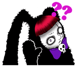 Goth and Steampunk girls sticker #9786224