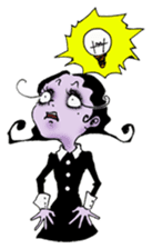 Goth and Steampunk girls sticker #9786237