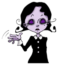 Goth and Steampunk girls sticker #9786250