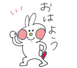 Hakata Mentai rabbit sticker #9786456