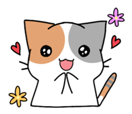 Daily tortoiseshell cat sticker #9786756