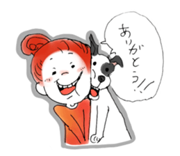 Dogs and companion sticker #9787177