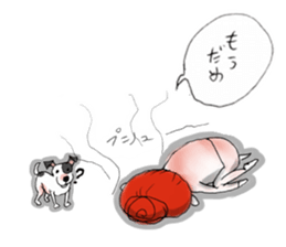 Dogs and companion sticker #9787179