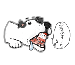 Dogs and companion sticker #9787212