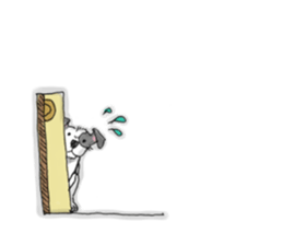 Dogs and companion sticker #9787215