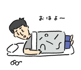 usual feeling series sticker #9787327