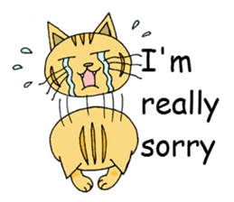 haluneko english01 sticker #9787498