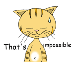 haluneko english01 sticker #9787499