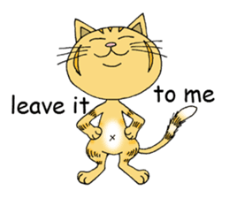 haluneko english01 sticker #9787500