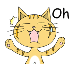 haluneko english01 sticker #9787504